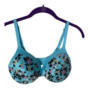 Maidenform Colorful Print Adjustable Straps Bra Sz 34C